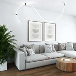 Гибкий неон 336 Led 12 Вт IP20 4200K Full light круглый дневной белый, 3 м 24V 12W 336Led 2835 IP20 (063424)