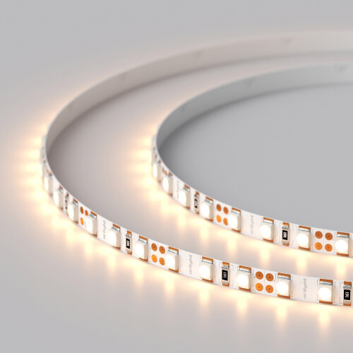 Светодиодная лента RT-А120-5mm 12V Warm2700 (9.6 W/m, IP20, 2835, 5m) (Arlight) 014995(2) - фото 5