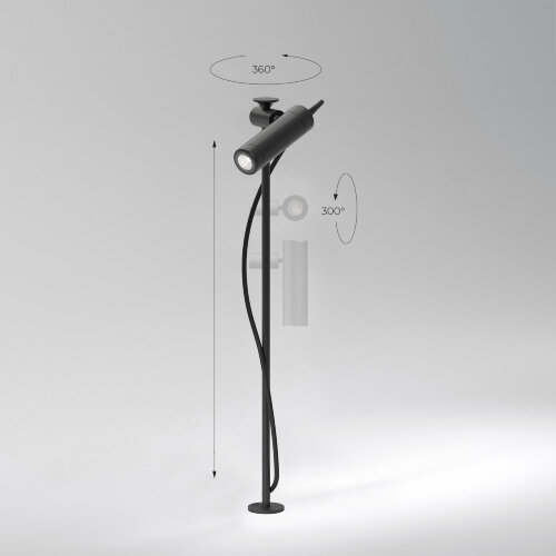 Светильник садово-парковый светодиодный Covert черный - Фото 3