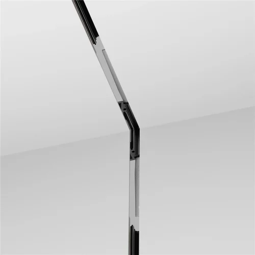 Коннектор угловой внутренний, встраиваемый под ГКЛ 9,5 мм Levity (Черный) - фото 4