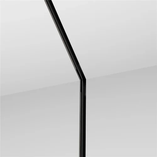 Коннектор угловой внутренний, встраиваемый под ГКЛ 9,5 мм Levity (Черный) - фото 3