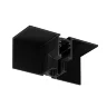Коннектор угловой внутренний, встраиваемый под ГКЛ 9,5 мм Levity (Черный) TRA184ICL-12B - фото