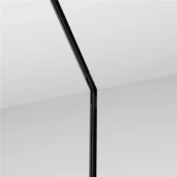 Коннектор угловой внутренний, встраиваемый под ГКЛ 9,5 мм Levity (Черный) TRA184ICL-12B