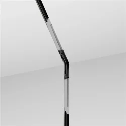 Коннектор угловой внутренний, встраиваемый под ГКЛ 9,5 мм Levity (Черный) TRA184ICL-12B