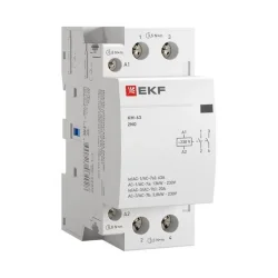 Контактор модульный КМ 63А 2NО (2 мод.) EKF km-2-63-20