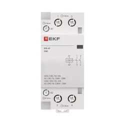 Контактор модульный КМ 63А 2NО (2 мод.) EKF km-2-63-20