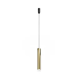 Трековый подвесной светильник Скольжение / Skim 3000К 5Вт 36° (Черный) TR210-1-5W3K-M-BBS