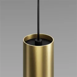 Трековый подвесной светильник Скольжение / Skim 3000К 5Вт 36° (Черный) TR210-1-5W3K-M-BBS