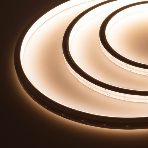 Светодиодная лента герметичная MOONLIGHT-TOP-M252-13x12mm 24V White-MIX (12 W/m, IP67, 2216, 5m, Wire x1) (Arlight, 12 Вт/м, IP67) - фото 2