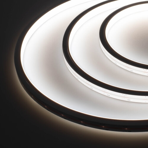 Светодиодная лента герметичная MOONLIGHT-ТОР-М252-13х12mm 24V White-MIX (12 W/m, IP67, 2216, 5m, Wire х1) (Arlight, 12 Вт/м, IP67) 038605 - фото 3