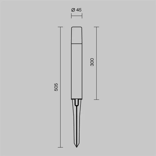 Ландшафтный светильник Talpa 3000К 3Вт IP 65 (Черный) - фото 8