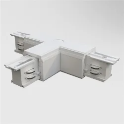 Коннектор Т-образный правый Trinity белый (Белый) TRA005CT-31W-R