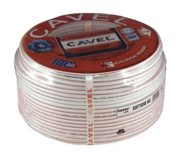 Кабель SAT 703В+Cu/Al/CuSn 75Ом медь Б (м) CAVEL 01-2432 - фото 2