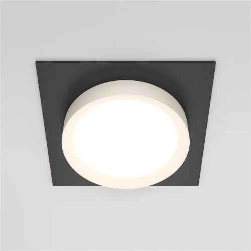 Встраиваемый светильник Hoop GX53 1x12Вт (Черный) - фото 2