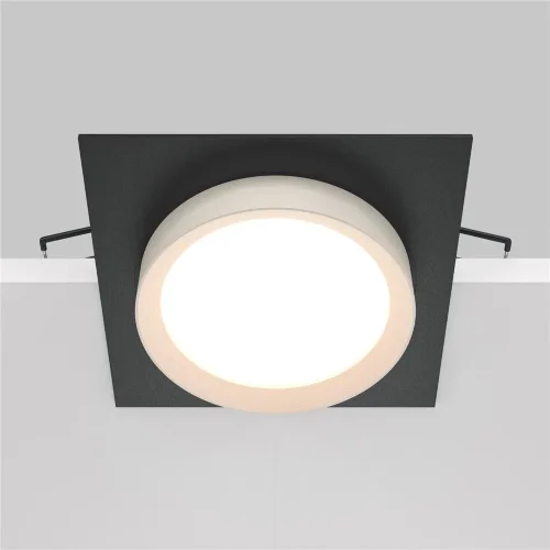 Встраиваемый светильник Hoop GX53 1x12Вт (Черный) - фото 3