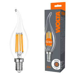 Светодиодная лампа WOLTA FILAMENT WF-CT35-12W4KE14 12Вт 4000K Е14