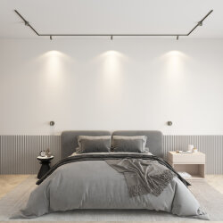 Бра SHINE WALL со светодиодом, D104*H68, IP20, 3000К, 3W, RA?90, темный никель, алюминий, Denkirs DK5072-DN