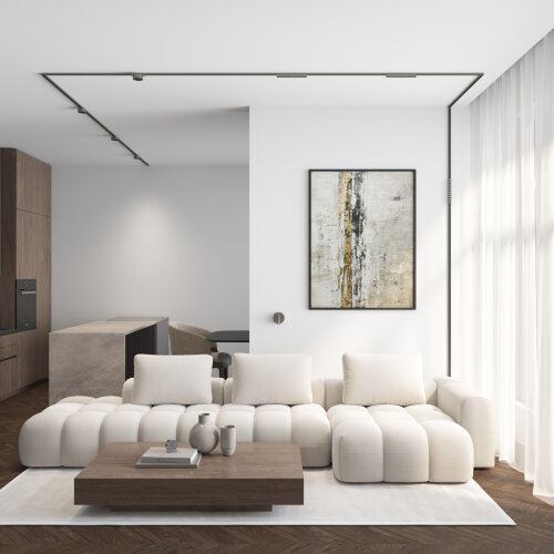 DK5072-DN Бра SHINE WALL со светодиодом, D104*H68, IP20, 3000К, 3W, RA?90, темный никель, алюминий. Фото 7