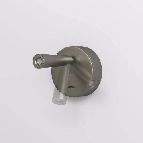 DK5072-DN Бра SHINE WALL со светодиодом, D104*H68, IP20, 3000К, 3W, RA?90, темный никель, алюминий. Фото 3