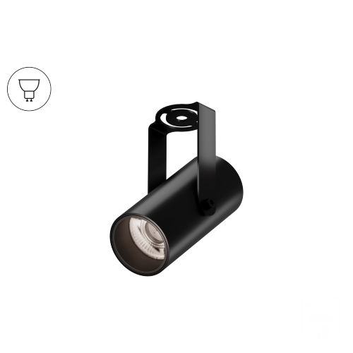 Накладной светильник Trunk Clip (RAL9005/D55 — GU10) - фото 1