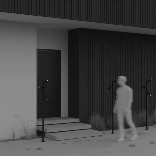 Садово-парковый светильник Torq 3000К 30Вт IP 65 (Черный) - фото 7