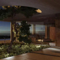 Садово-парковый светильник Torq 3000К 30Вт IP 65 (Черный)