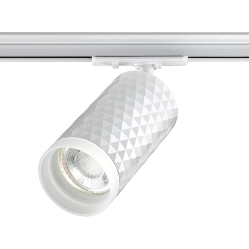 Светильник трековый для однофазного двухжильного (универсального) шинопровода «Novotech» 370848, серия: BRILL. Фото 1.