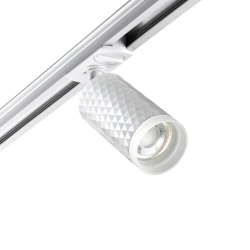 Светильник трековый для однофазного двухжильного (универсального) шинопровода «Novotech» 370848, серия: BRILL. Фото 2.