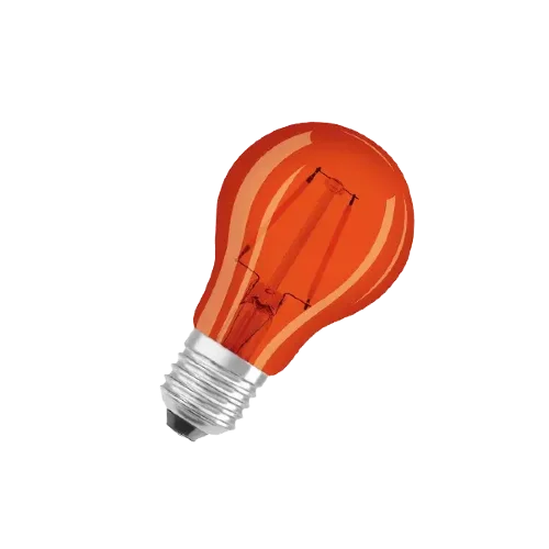 Лампа светодиодная филаментная оранжевая 2.5W (=15W) E27 | LED STAR 3Y | - OSRAM. Фото