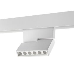 Трековый светильник для низковольного шинопровода диммируемый с пультом ДУ, со сменой цв. температур «Novotech» 358627, серия: FLUM - -