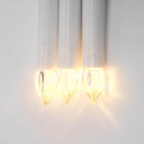 ULD-S0400-020-SGA WARM WHITE IP20 CANDLES Гирлянда светодиодная Свечки, 4м, 20 светодиодов, Теплый белый свет, Постоянное свечение, Провод зеленый - фото 3