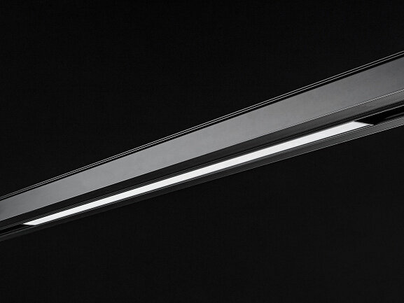 Светильник трековый линейный  , серия SY-LINK, Черный, 24Вт, IP20, Нейтральный белый (4000К) , SY-LINK-600-BL-24-NW. Фото 4