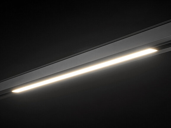 Светильник трековый линейный  , серия SY-LINK, Черный, 24Вт, IP20, Нейтральный белый (4000К) , SY-LINK-600-BL-24-NW - фото