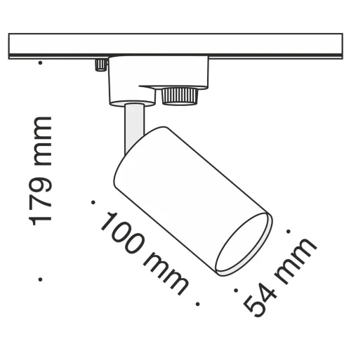 Трековый светильник Фокус Мини / Focus MINI TR002-1-GU10-W (Белый) TR002-1-GU10-W - фото 6