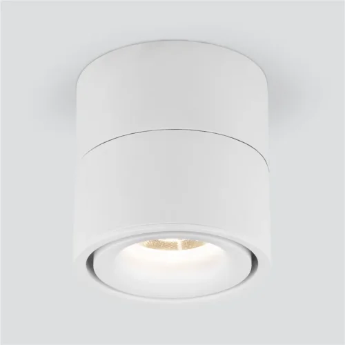 Накладной потолочный светодиодный светильник DLR031 15W 4200K 3100 белый матовый - фото 2