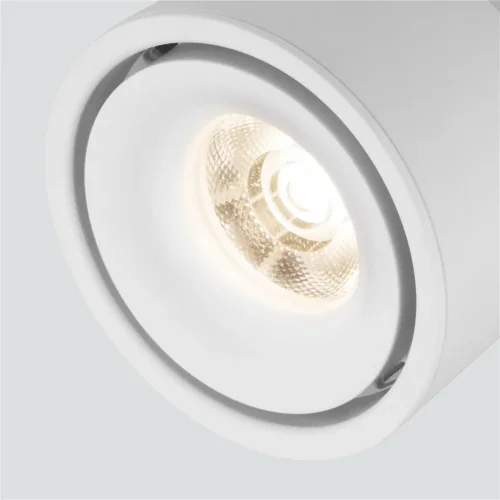 Накладной потолочный светодиодный светильник DLR031 15W 4200K 3100 белый матовый - фото 3