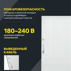 Светильник светодиодный ДВО 6575 40Вт 4000К 595х595х20 универс. опал. рассеив. панель IEK LDVO0-6575-40-4000-K01