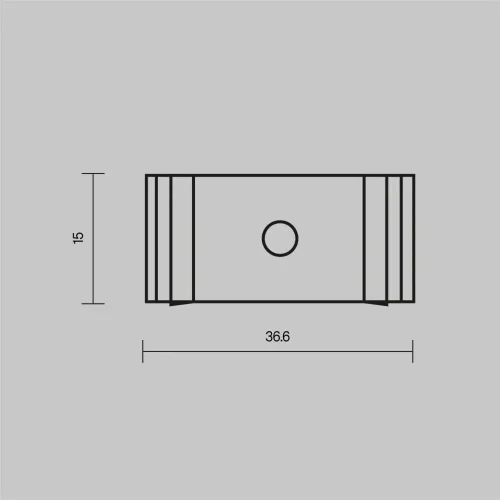 Комплект креплений (для профиля 35x35) 4 шт., ALM-3535A-MT 642032 (Серебро) 642032 - фото 3