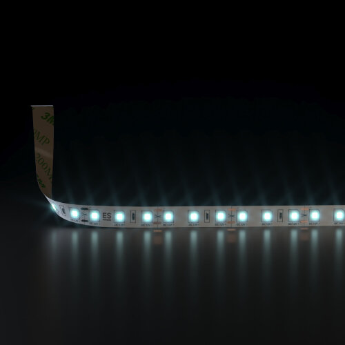 Светодиодная лента 12&nbsp;В 14.4&nbsp;Вт/м 60 Led/м 5050 IP20, холодный белый 6500К, 5 м - Фото 2