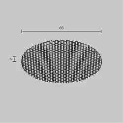 Светофильтр HoneyComb ⌀65мм для Фокус / Focus Led 30Вт (Черный) HoneyComb-D64