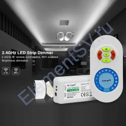 Диммер с пультом Mi-Light FUT021 P824 (Brightness, 12-24V, 120-240W, 2.4GHz)
