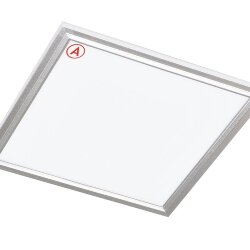 Светодиодная панель 295x295x10мм 24 Ватт с серой рамкой 4000К с Бап-1