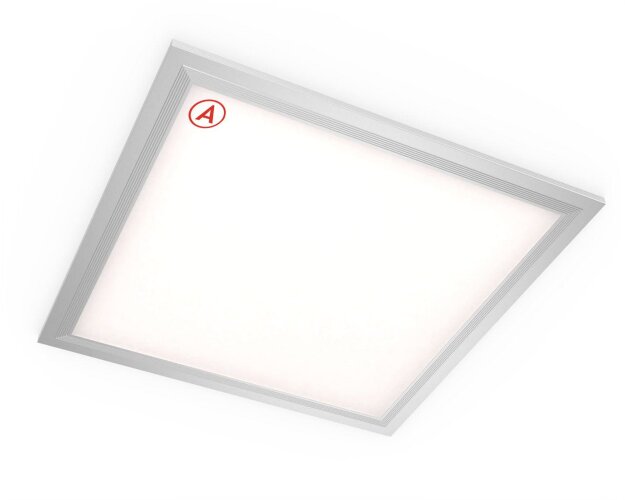 Светодиодная панель 295x295x10мм 24 Ватт с серой рамкой 4000К с Бап-1 - фото 3