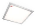 Светодиодная панель 295x295x10мм 24 Ватт с серой рамкой 4000К с Бап-1 - фото 3