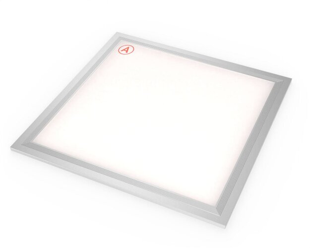 Светодиодная панель 295x295x10мм 24 Ватт с серой рамкой 4000К с Бап-1 - фото 4
