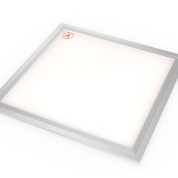 Светодиодная панель 295x295x10мм 24 Ватт с серой рамкой 4000К с Бап-1