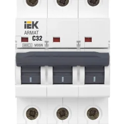 Выключатель автоматический модульный 3п C 32А M06N ARMAT IEK AR-M06N-3-C032