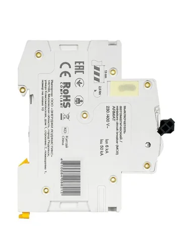 Выключатель автоматический модульный 3п C 32А M06N ARMAT IEK AR-M06N-3-C032 - фото 5