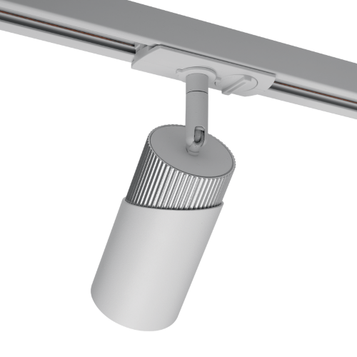 Трековый светильник WOLTA WTL-GU10/06WCH под лампу GU10 Белый / Хром DOLCE - фото 5.
