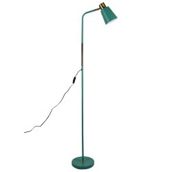UML-T700 E27 GREEN Торшер напольный под лампу Е27, 40W, с регулировкой наклона, Механический выключатель, Зелёный